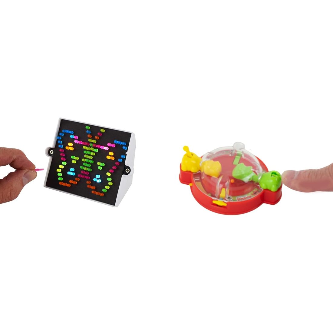 World's Smallest Lite-Brite & Hungry Hungry Hippos Set of 2, view 2