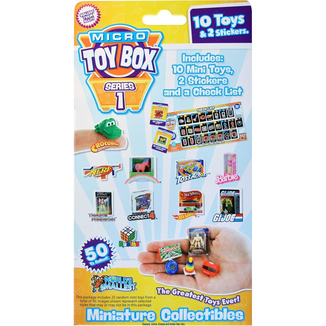 World's Smallest Micro Toy Box Series 1 (10-Pack), view 2