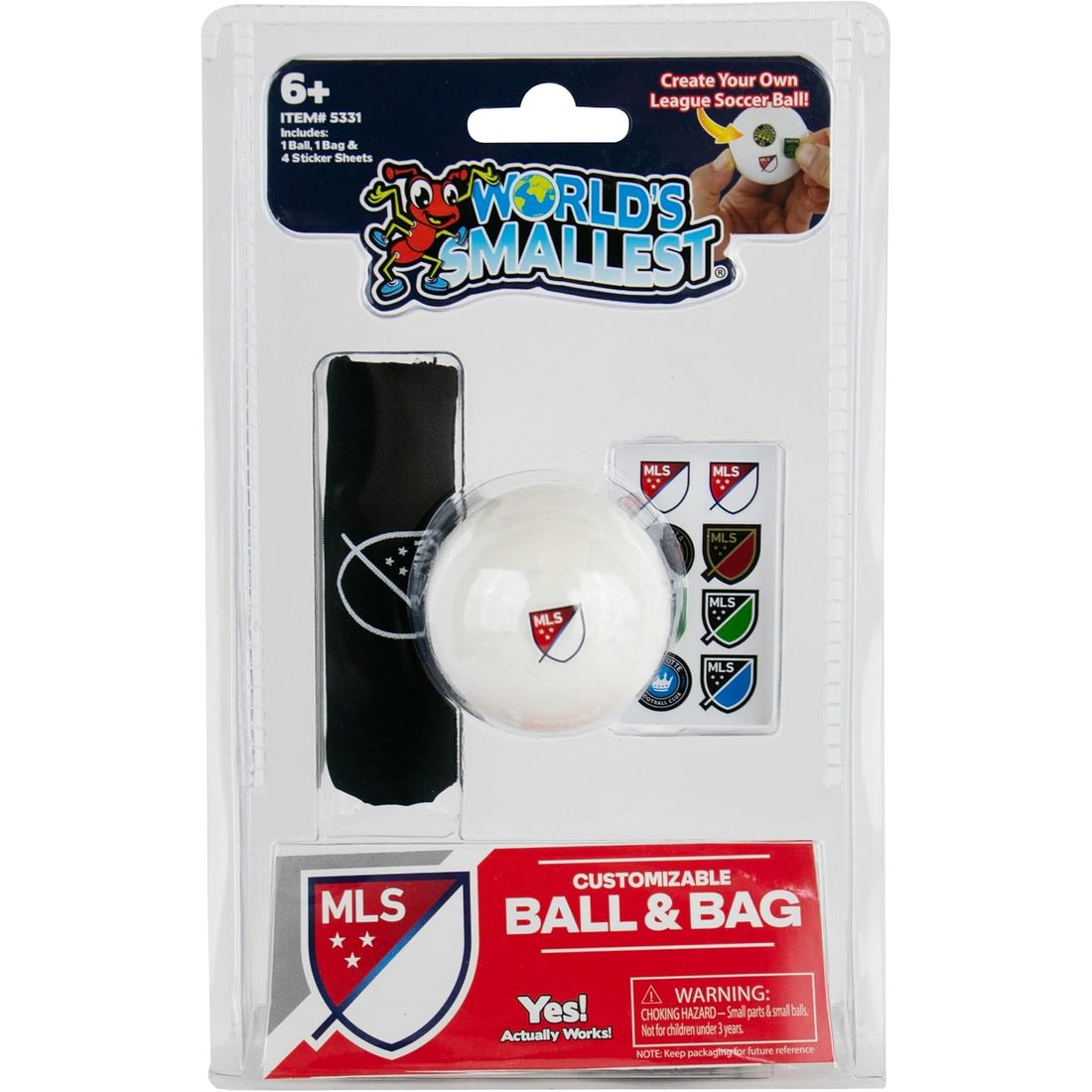 World's Smallest MLS Soccer Ball Set, view 4