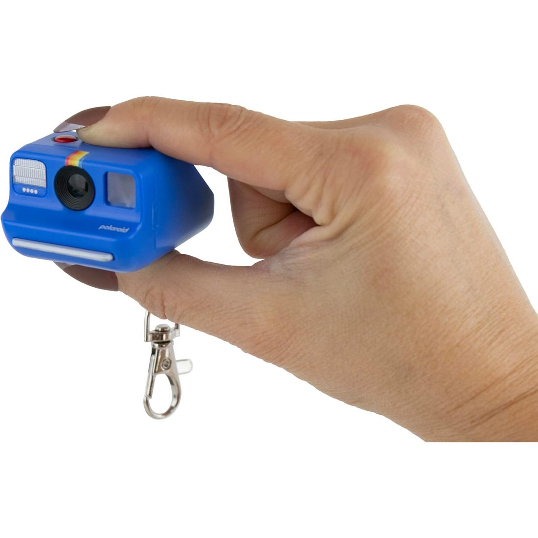 World's Smallest Polaroid Go Blue Mini Camera Keychain, view 2