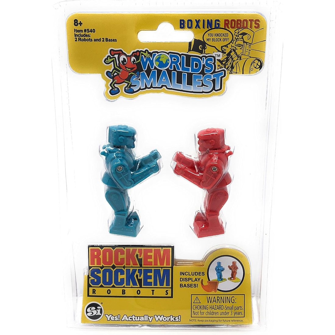 World's Smallest Rock Em Sock Em Robots