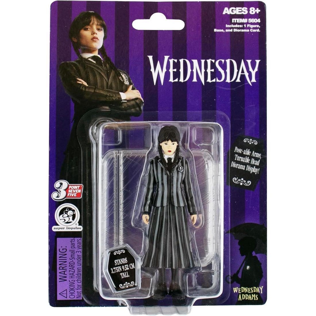 World's Smallest Wednesday 3.75-Inch Figures (Wednesday or Enid), view 2